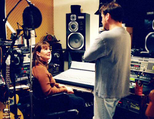 Eric and Betty hard at work at Folk reels.